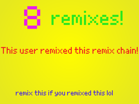 this user remixed this remix chain #8