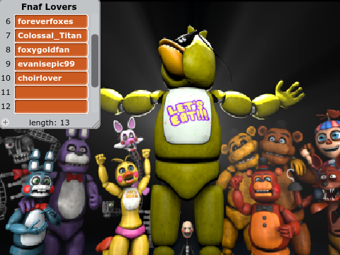 Fnaf lovers sign this ! remix remix remix remix remix remix remix remix