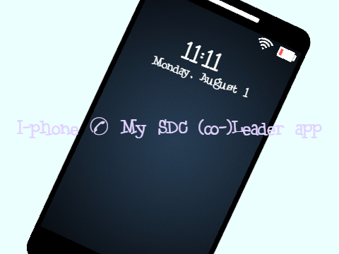 (accepted!)I-phone ✆ My SDC (co-)Leader app