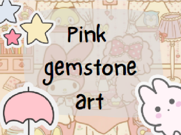 ◉◌Pink Gemstone - Art ◌◉