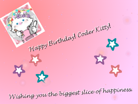 Hᴀᴘᴘʏ Bɪʀᴛʜᴅᴀʏ! Cᴏᴅᴇʀ Kɪᴛᴛʏ!