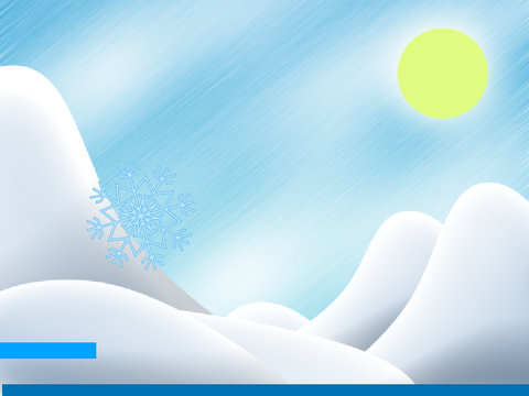 Snow Themed Pong Game