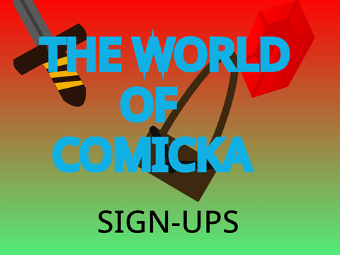 The World Of Comicka | Sigup Sheet
