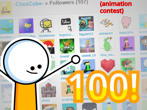 (CLOSED) 100 Followers! | Animation Contest | #Animations