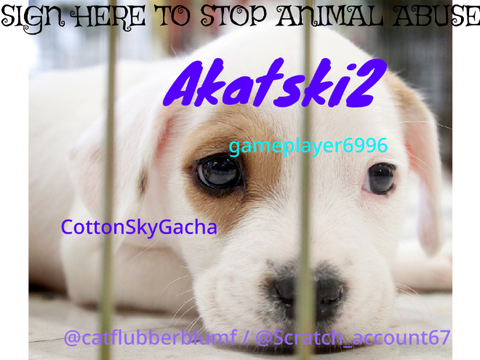 Sign Here to Stop Animal Abuse! remix