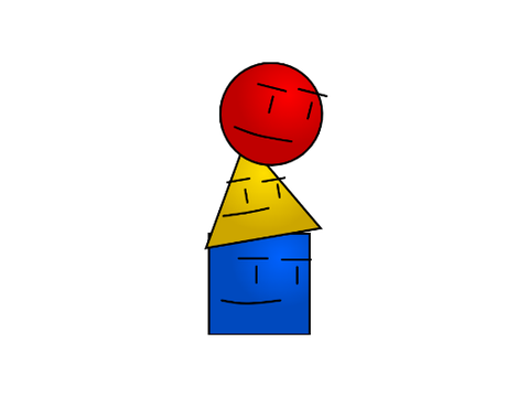3 Bored Shapes Idle Fidget