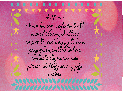Pfp contest (OPEN)  