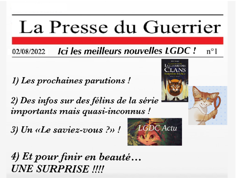 «La Presse du Guerrier» n°1