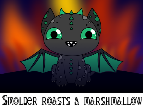Smolder roasts marshmallows