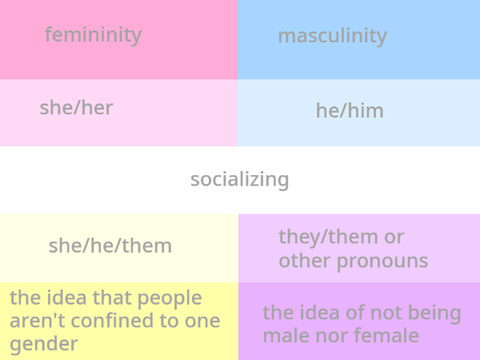 Mirror Pronouns Flag Ideas