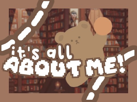 ⇣ about me! ☁️