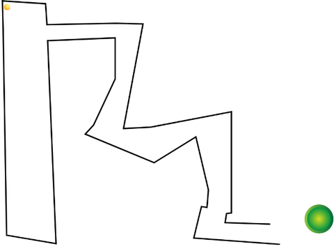 Don't touch the wall maze