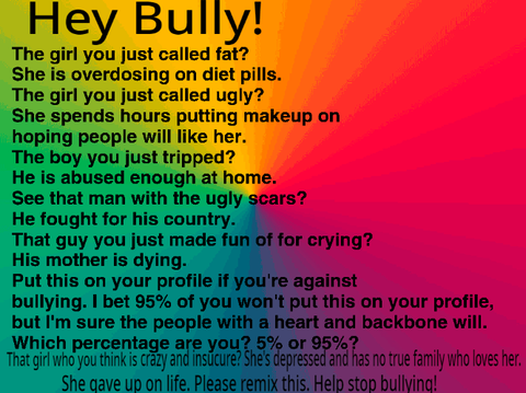 REMIX THIS!! HELP STOP BULLYING!!