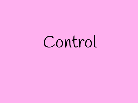 Control - TW? - Kind of a vent