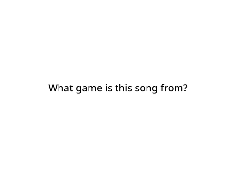 Game Music Quiz