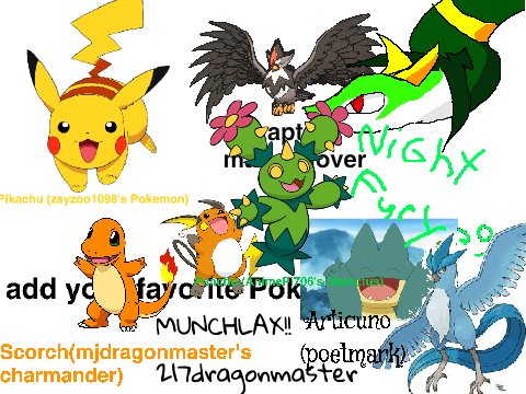 Add your Favorite Pokemon remix remix remix!!!! remix remix remix remix