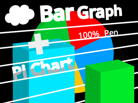 ☁ Bar Graph + Pi Chart v0.7.3 | 100% Pen | A Sciencedolphin9 Project | #All #Graphs #Remix