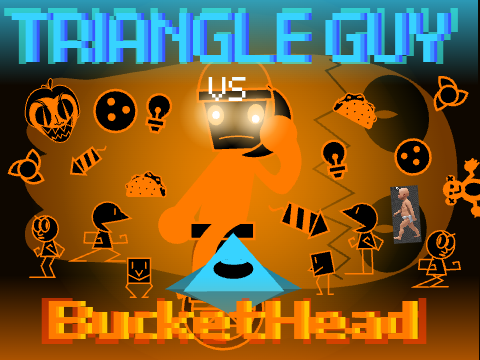 Triangle Guy VS Buckethead