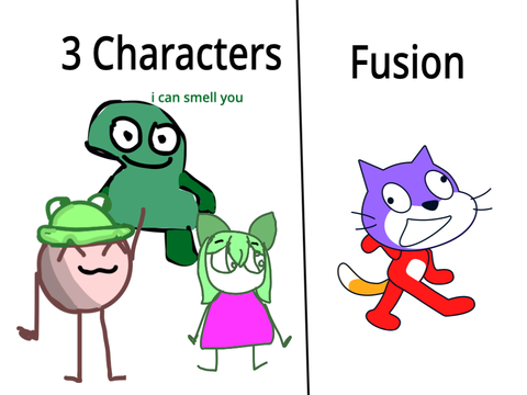 fuse the child with the creeps.