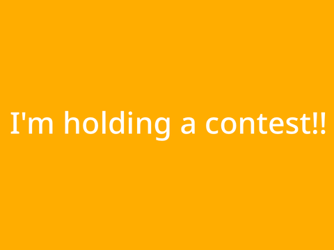 [CLOSED] 50 follower contest!!