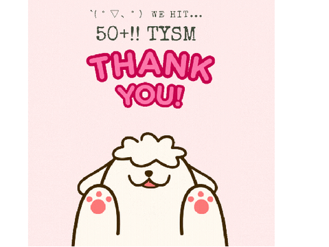 WE HIT 50!!!!!!