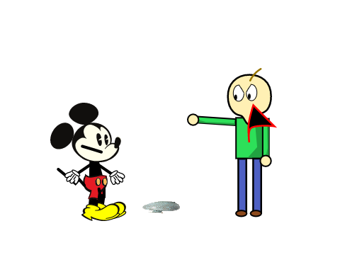Mickey Mouse FUNNY MOMENTS! | Baldi's New Vase remix