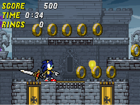 Sonic and Black Knight Knight of the Wind 16-Bit Remix