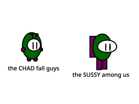 beanman but eyes