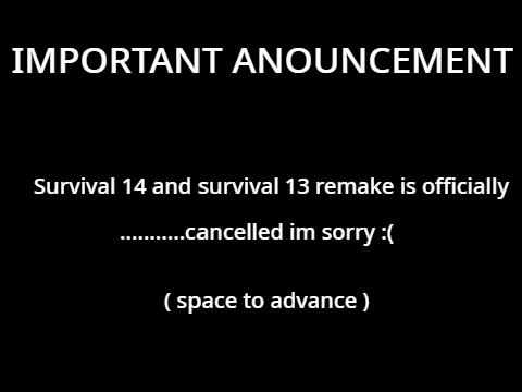 IMPORTANT ANOUNCEMENT :(