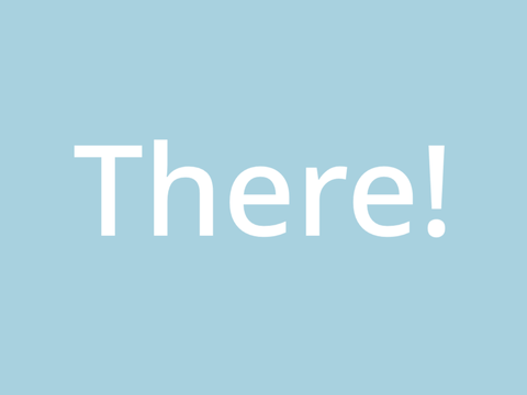 There