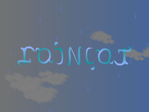 raincat ambigram