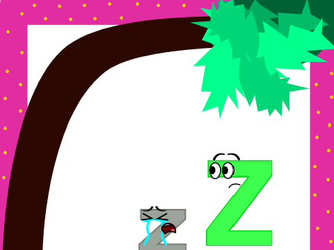 Little Grey Z Falls down The Coconut Tree and Big Green Z IS DISAPPOINTED!!! remix
