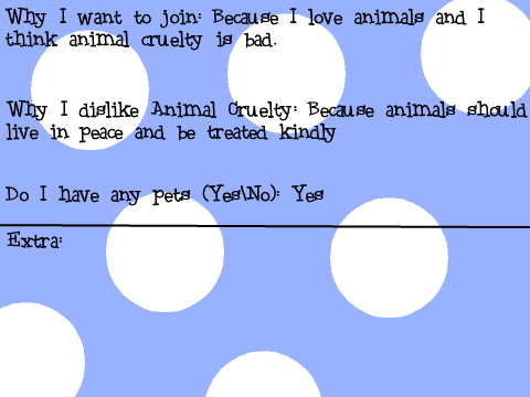 Animal Cruelty Awareness Club: Join Sheet remix