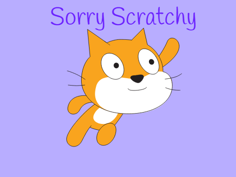 Poor Scratch Cat 