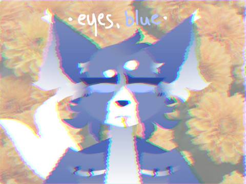 ⋅ eyes, blue ⋅