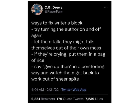 Compilation of Writing Memes I Feel Targeted By