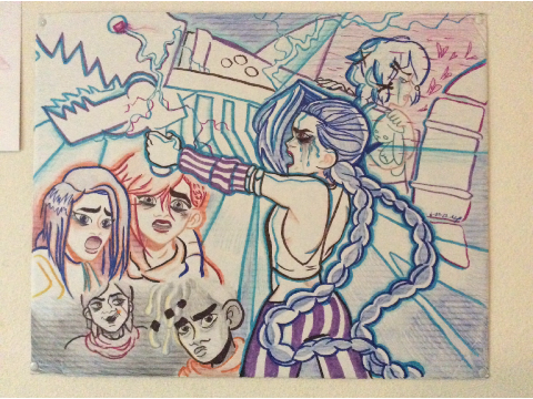 Fish Bones moment (more Arcane Fanart)