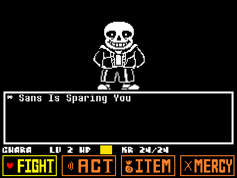 an funny neutral run sans fight(Really old version)