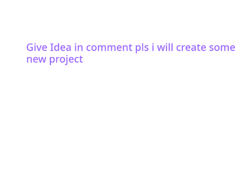 idea pls