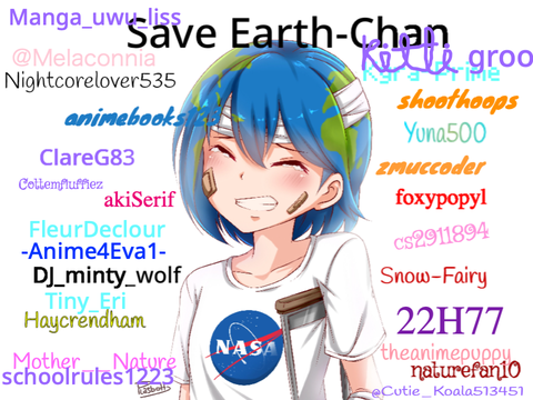 Sign if you want to save Earth-Chan!   remix remix