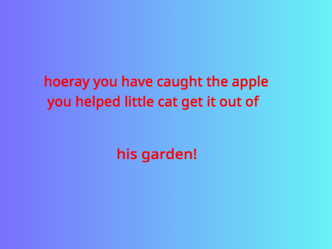catching apple