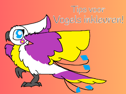 Tips voor vogels inkleuren!