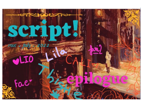 autographs ❦ script! cabin destruction autograph