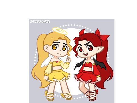 my angel and devil
