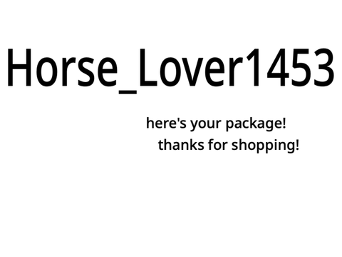 Horse_Lover1453 package