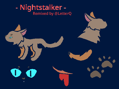 Ref sheet for Nightstalker (remix)
