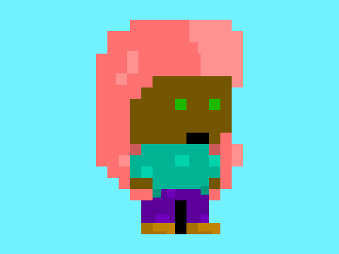 Pixel Characters: Kid/Teenagers Characters