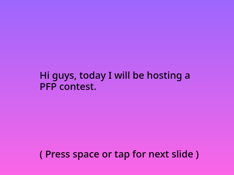 PFP Contest