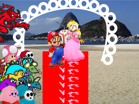 AY At Mario and Peach Wedding