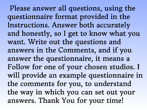 Questionnaire about Games Gallery